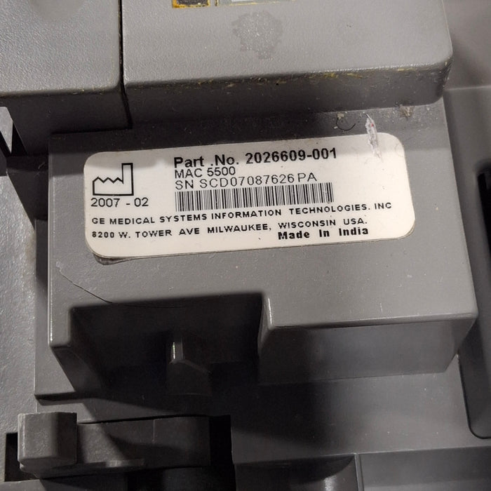 GE Healthcare GE Healthcare MAC 5500 ECG with CAM Module Cardiology reLink Medical