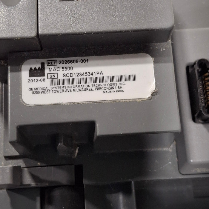 GE Healthcare GE Healthcare MAC 5500 ECG with CAM Module Cardiology reLink Medical