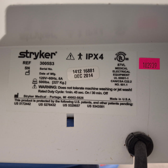 Stryker Stryker Secure III 3005 Hospital Bed Beds & Stretchers reLink Medical