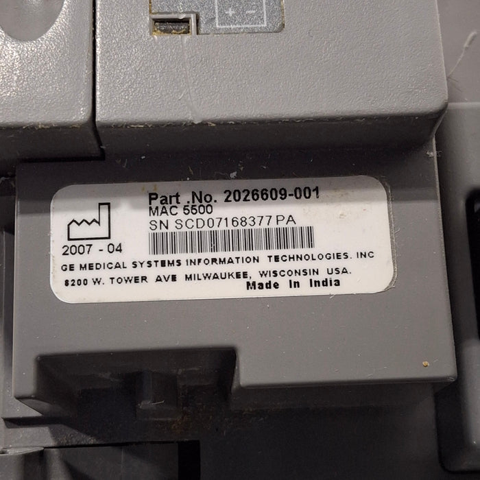 GE Healthcare GE Healthcare MAC 5500 ECG with CAM Module Cardiology reLink Medical