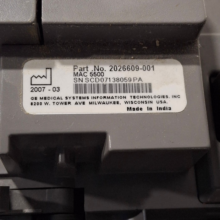 GE Healthcare GE Healthcare MAC 5500 ECG with CAM Module Cardiology reLink Medical
