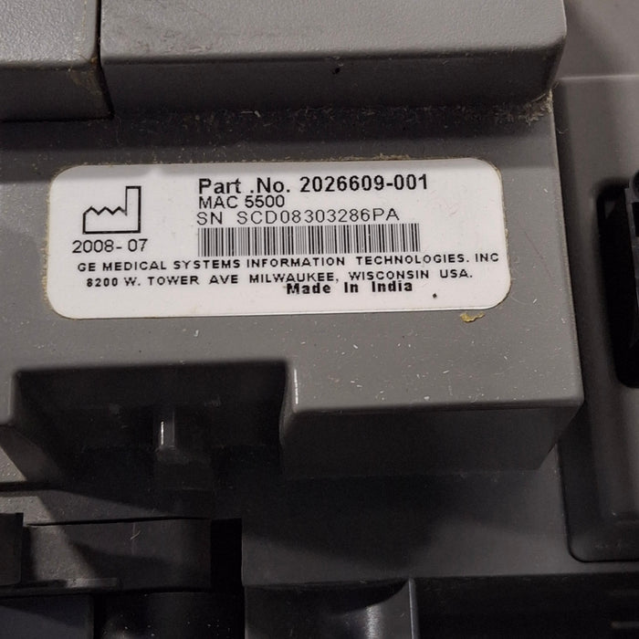 GE Healthcare GE Healthcare MAC 5500 ECG with CAM Module Cardiology reLink Medical