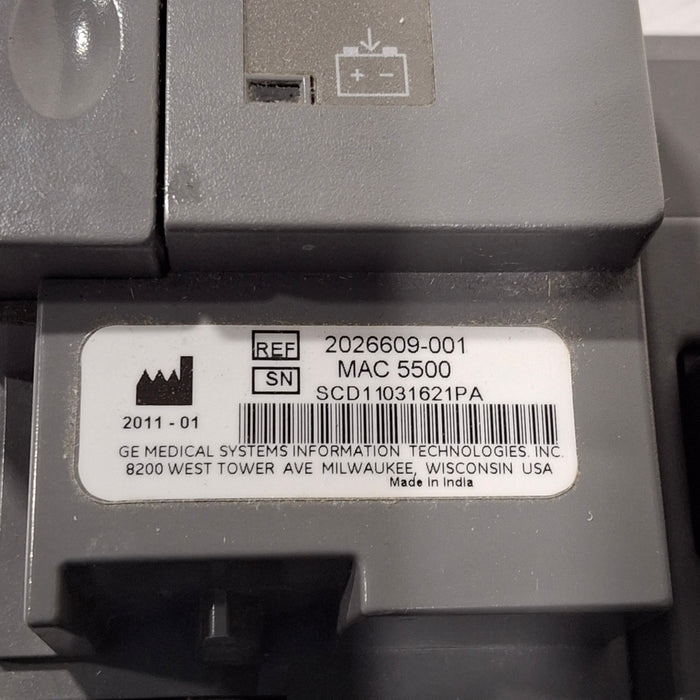 GE Healthcare GE Healthcare MAC 5500 ECG with CAM Module Cardiology reLink Medical