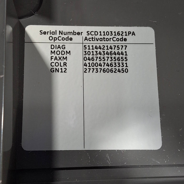 GE Healthcare GE Healthcare MAC 5500 ECG with CAM Module Cardiology reLink Medical