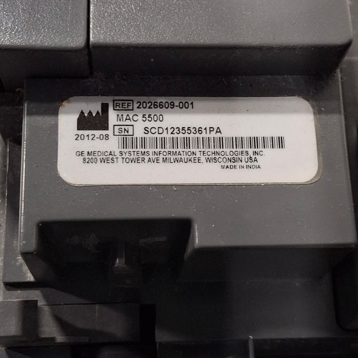 GE Healthcare GE Healthcare MAC 5500 ECG with CAM Module Cardiology reLink Medical