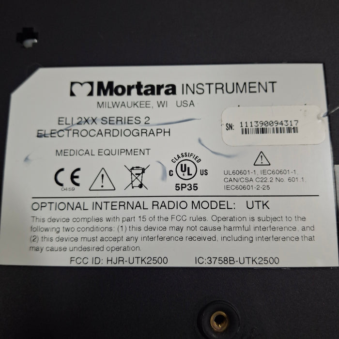 Mortara Mortara Eli 250c ECG Cardiology reLink Medical