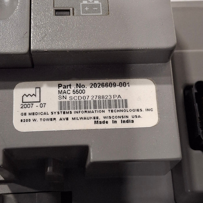 GE Healthcare GE Healthcare MAC 5500 ECG with CAM Module Cardiology reLink Medical
