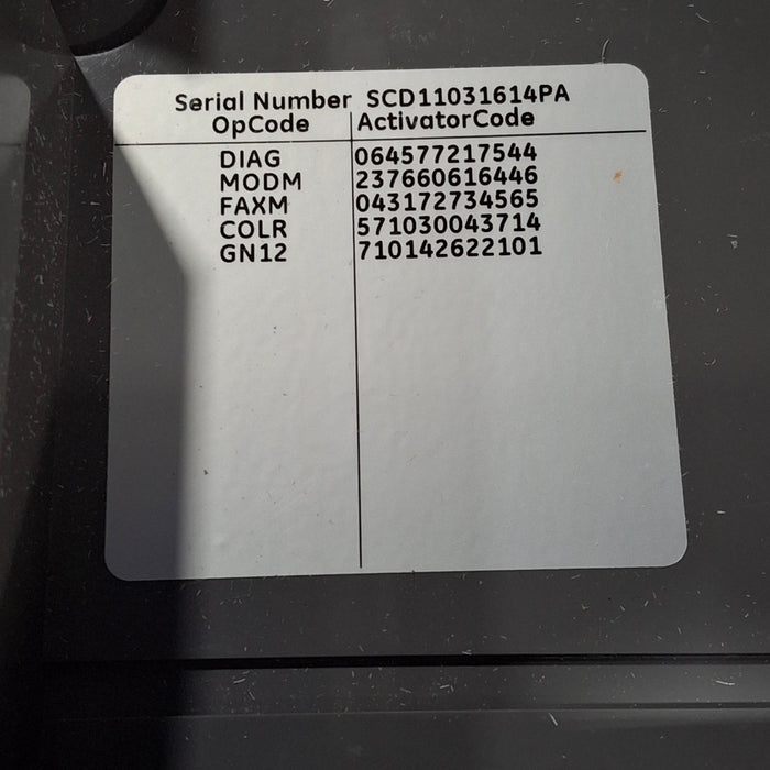 GE Healthcare GE Healthcare MAC 5500 ECG with CAM Module Cardiology reLink Medical