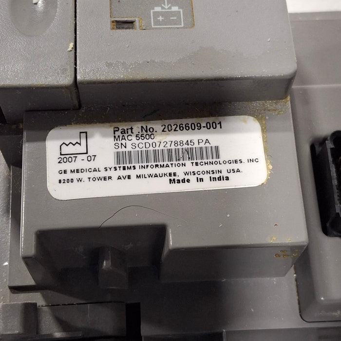 GE Healthcare GE Healthcare MAC 5500 ECG with CAM Module Cardiology reLink Medical