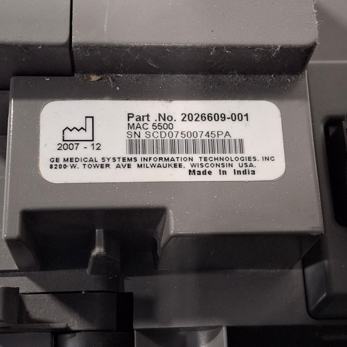 GE Healthcare GE Healthcare MAC 5500 ECG without CAM Module Cardiology reLink Medical