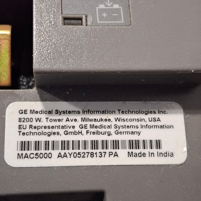 GE Healthcare GE Healthcare MAC 5000 ECG without CAM Module Cardiology reLink Medical