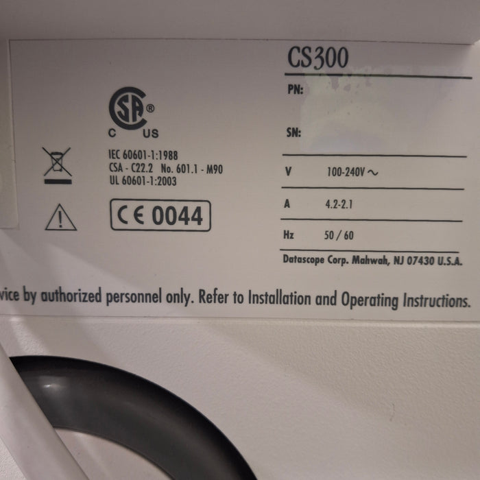 Datascope CS300 Intra Aortic Balloon Pump