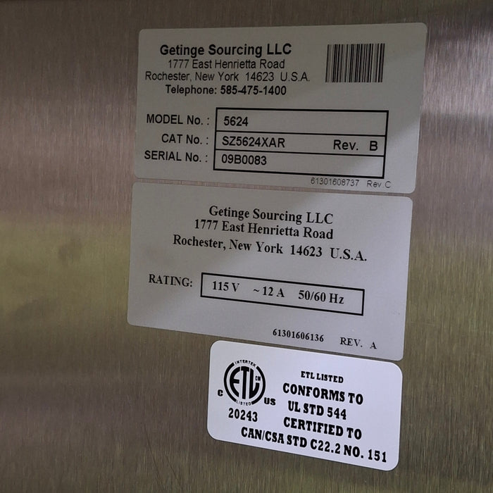Getinge Getinge 5624 Warming Cabinet Medical Furniture reLink Medical