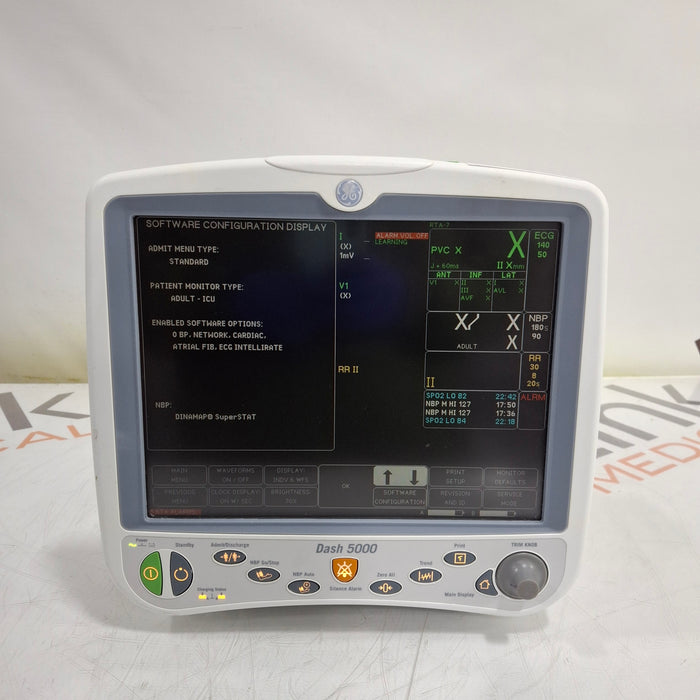 GE Healthcare GE Healthcare Dash 5000 - GE/Nellcor SpO2 Patient Monitor Patient Monitors reLink Medical