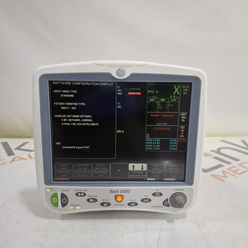 GE Healthcare GE Healthcare Dash 5000 - GE/Nellcor SpO2 Patient Monitor Patient Monitors reLink Medical