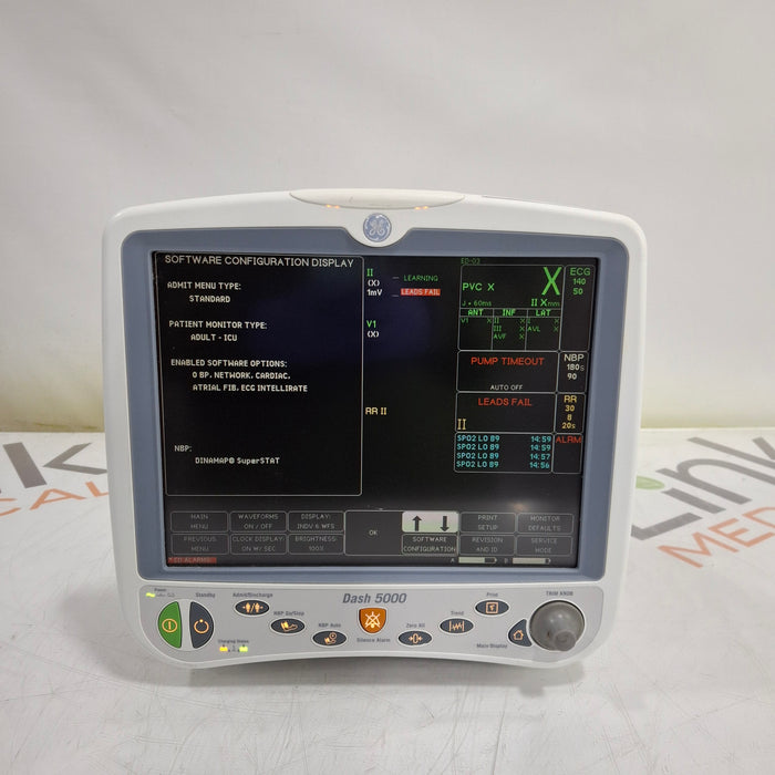 GE Healthcare GE Healthcare Dash 5000 - GE/Nellcor SpO2 Patient Monitor Patient Monitors reLink Medical