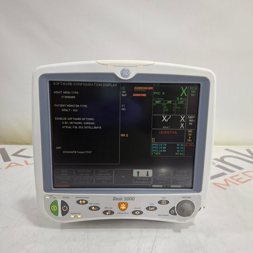GE Healthcare GE Healthcare Dash 5000 - GE/Nellcor SpO2 Patient Monitor Patient Monitors reLink Medical