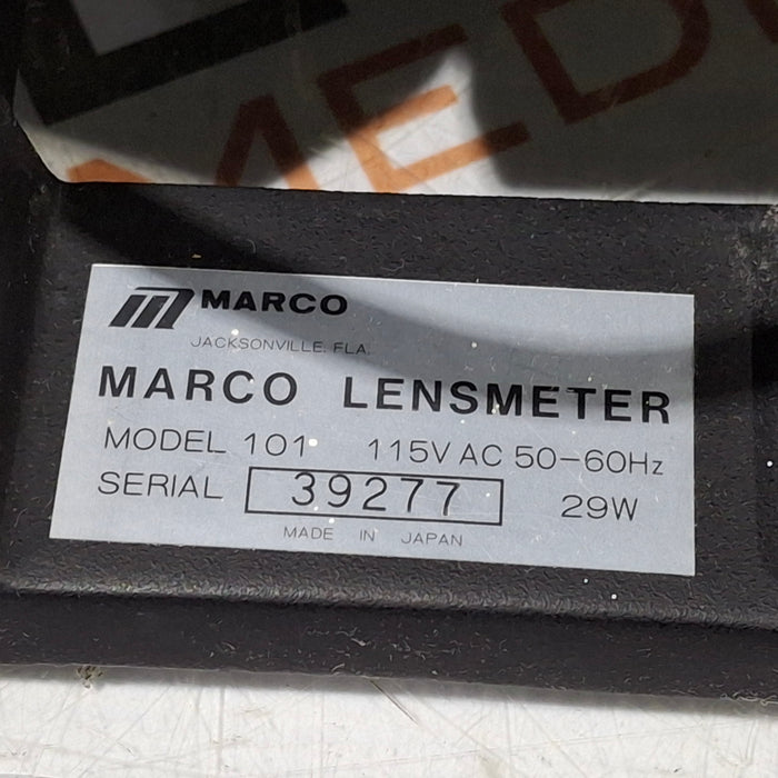 Marco Marco LM-101 Lensmeter Ophthalmology reLink Medical