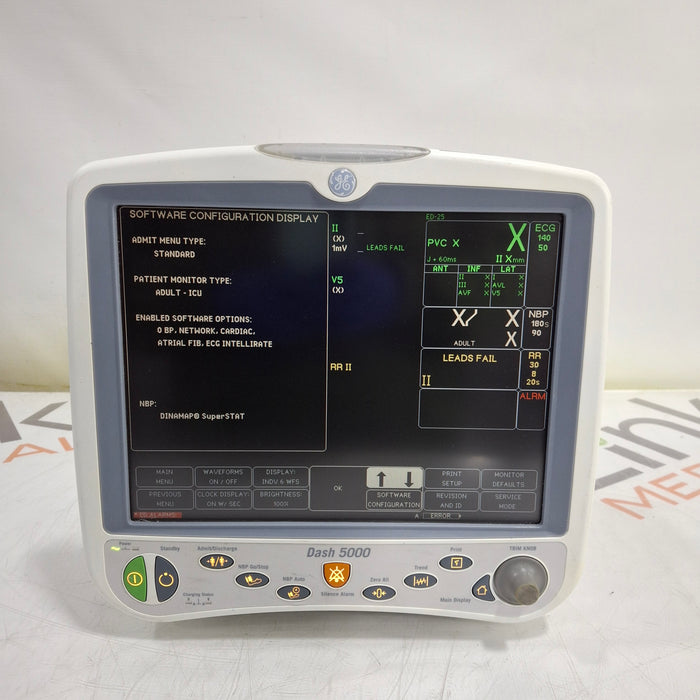 GE Healthcare GE Healthcare Dash 5000 - GE/Nellcor SpO2 Patient Monitor Patient Monitors reLink Medical
