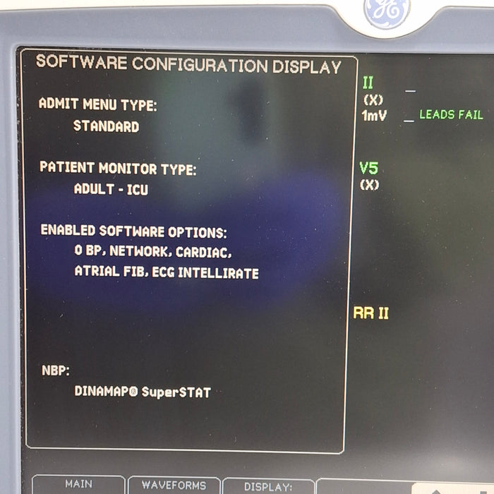 GE Healthcare GE Healthcare Dash 5000 - GE/Nellcor SpO2 Patient Monitor Patient Monitors reLink Medical