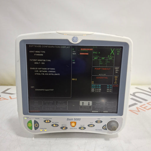 GE Healthcare GE Healthcare Dash 5000 - GE/Nellcor SpO2 Patient Monitor Patient Monitors reLink Medical