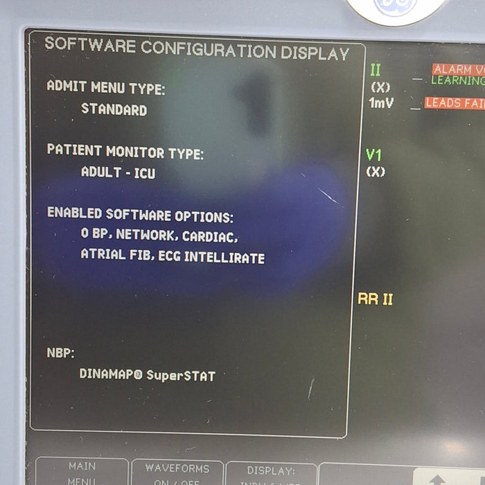 GE Healthcare GE Healthcare Dash 5000 - GE/Nellcor SpO2 Patient Monitor Patient Monitors reLink Medical