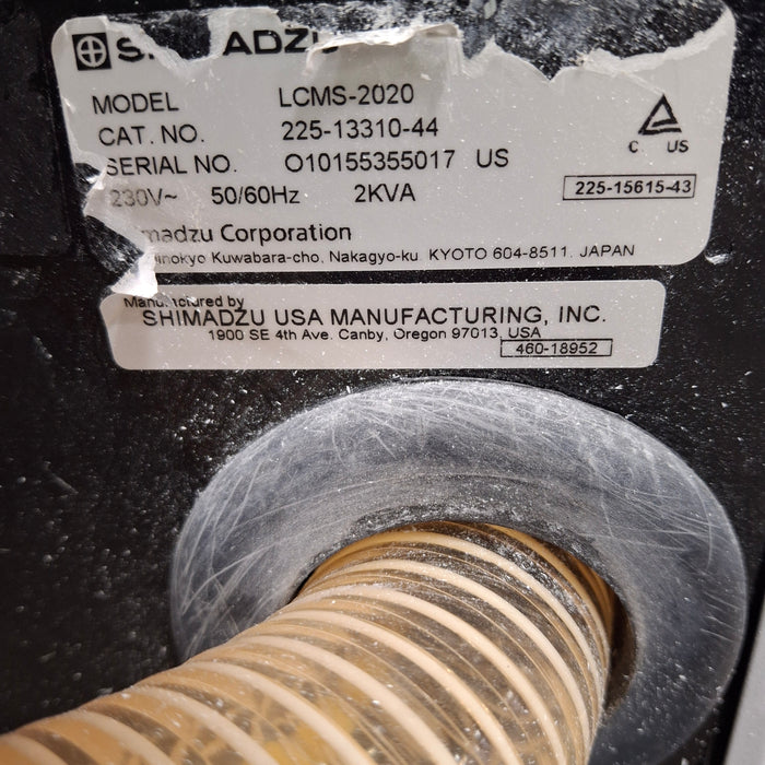 Shimadzu Shimadzu LCMS-2020 Mass Spectrometer Research Lab reLink Medical