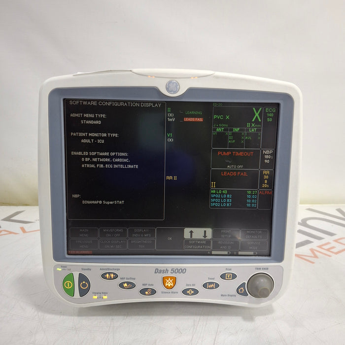 GE Healthcare GE Healthcare Dash 5000 - GE/Nellcor SpO2 Patient Monitor Patient Monitors reLink Medical