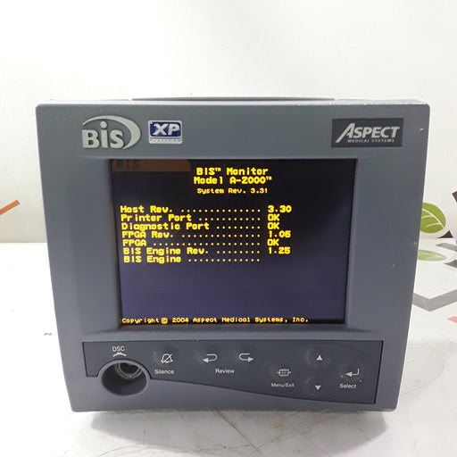 Aspect Medical Systems Aspect Medical Systems A-2000 Bispectral Index Monitor Patient Monitors reLink Medical