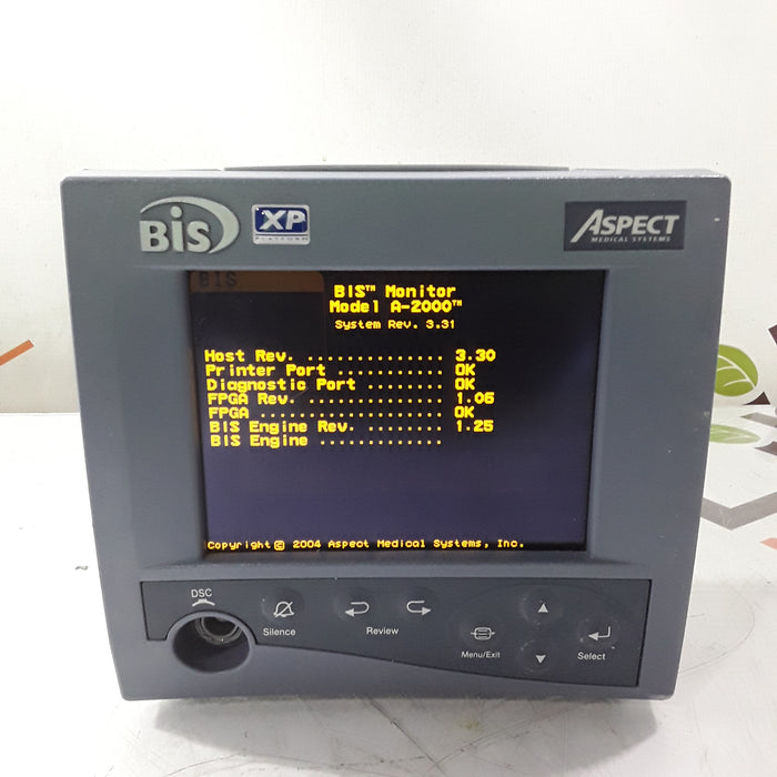 Aspect Medical Systems A-2000 Bispectral Index Monitor