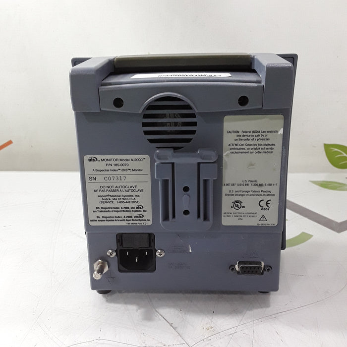 Aspect Medical Systems A-2000 Bispectral Index Monitor