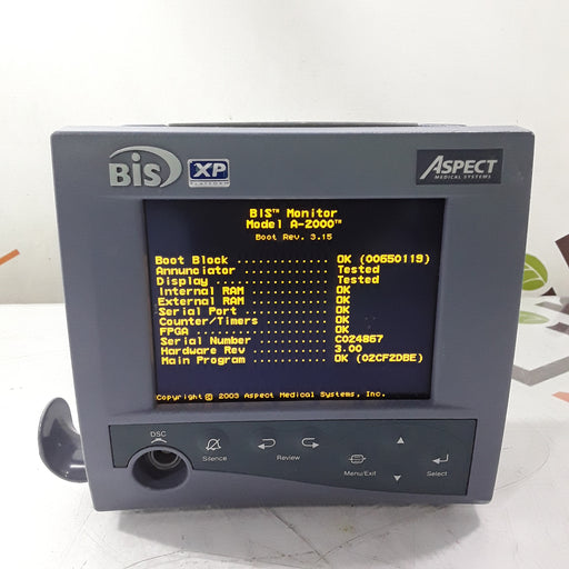 Aspect Medical Systems Aspect Medical Systems A-2000 Bispectral Index Monitor Patient Monitors reLink Medical