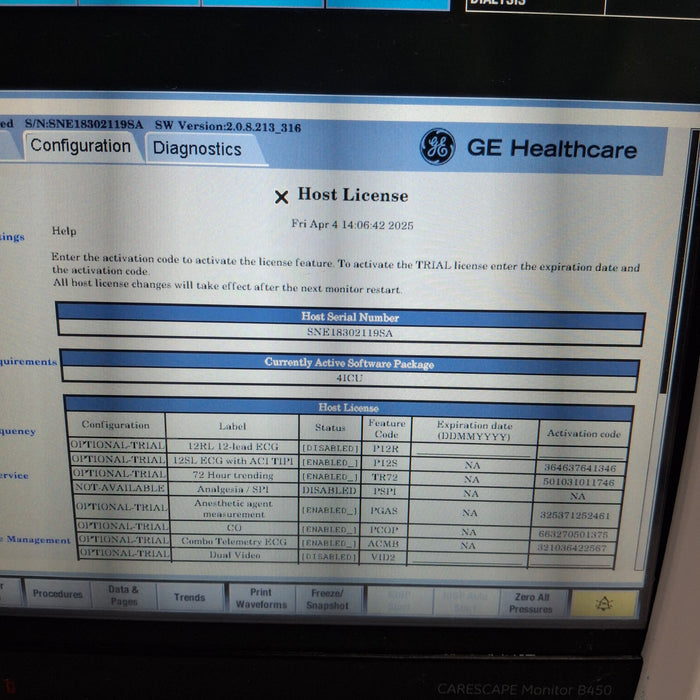 GE Healthcare GE Healthcare Carescape B450 Critical Care Patient Monitor Patient Monitors reLink Medical