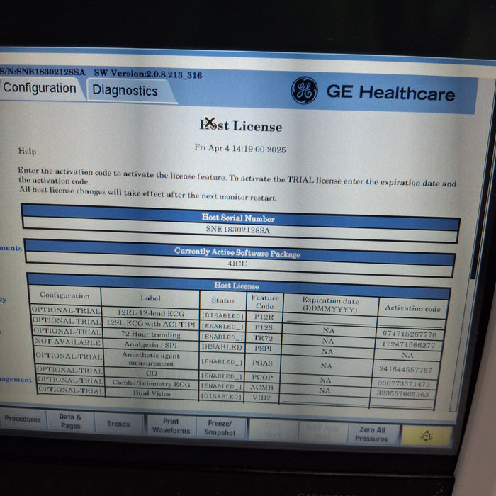 GE Healthcare GE Healthcare Carescape B450 Critical Care Patient Monitor Patient Monitors reLink Medical
