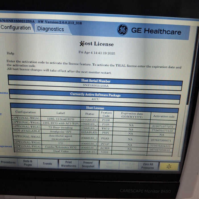 GE Healthcare GE Healthcare Carescape B450 Critical Care Patient Monitor Patient Monitors reLink Medical