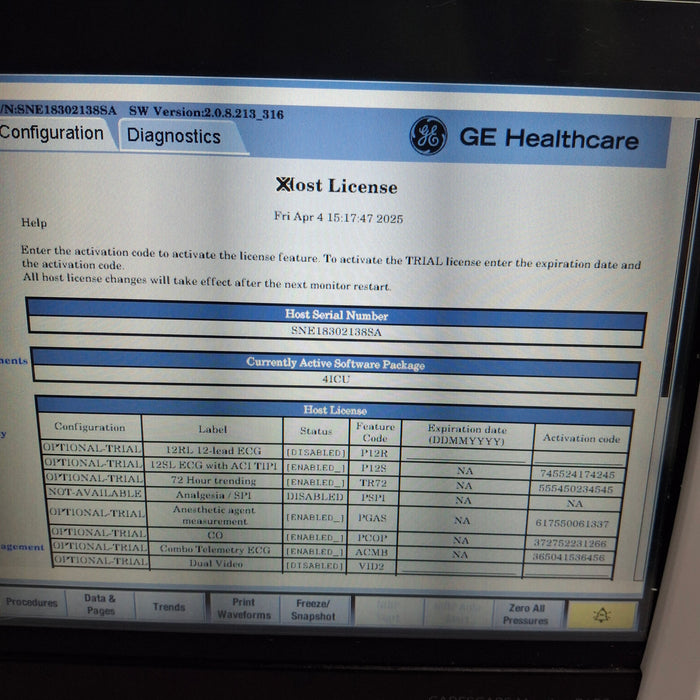 GE Healthcare GE Healthcare Carescape B450 Critical Care Patient Monitor Patient Monitors reLink Medical