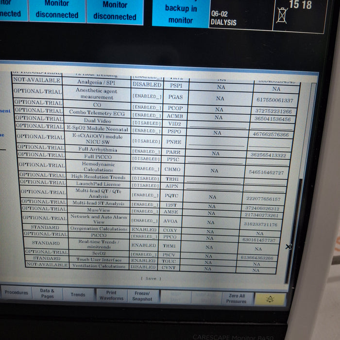 GE Healthcare GE Healthcare Carescape B450 Critical Care Patient Monitor Patient Monitors reLink Medical