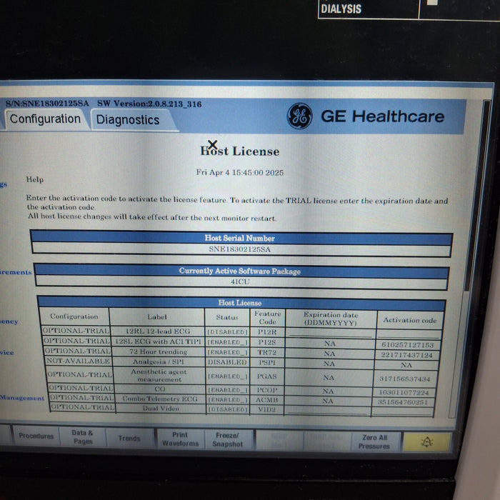 GE Healthcare GE Healthcare Carescape B450 Critical Care Patient Monitor Patient Monitors reLink Medical