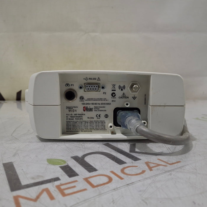 Masimo Masimo Rad 87 Rainbow Set Pulse Oximeter Patient Monitors reLink Medical