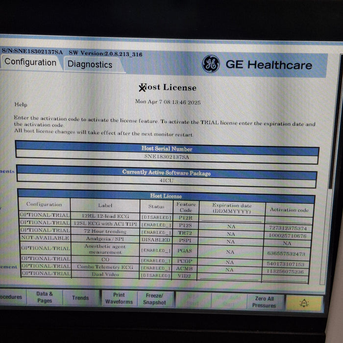 GE Healthcare GE Healthcare Carescape B450 Critical Care Patient Monitor Patient Monitors reLink Medical