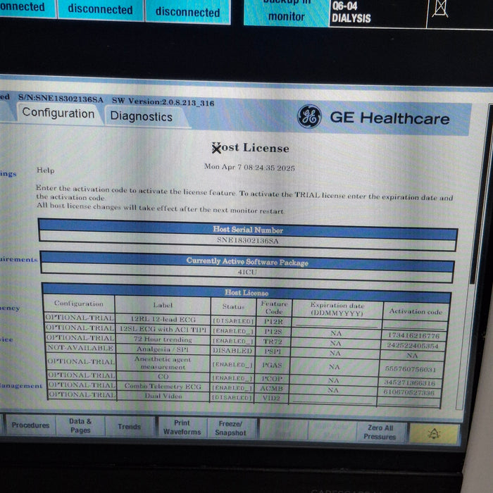 GE Healthcare GE Healthcare Carescape B450 Critical Care Patient Monitor Patient Monitors reLink Medical