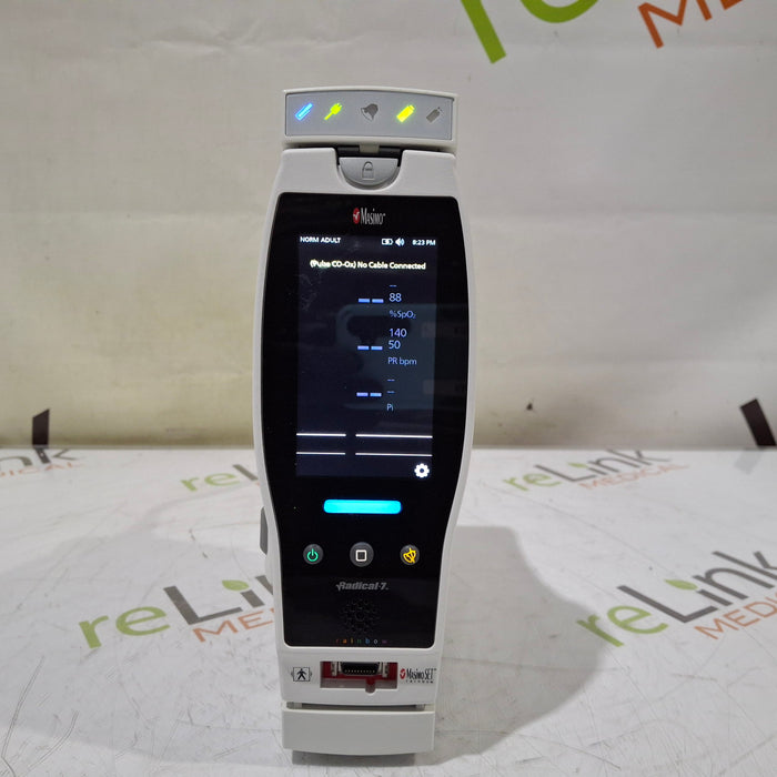 Masimo Masimo Radical 7 Pulse Oximeter w/ Base Patient Monitors reLink Medical
