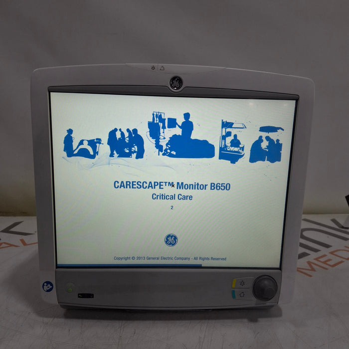GE Healthcare GE Healthcare Carescape B650 Critical Care Patient Monitor Patient Monitors reLink Medical