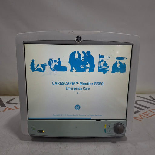 GE Healthcare GE Healthcare Carescape B650 Emergency Care Patient Monitor Patient Monitors reLink Medical
