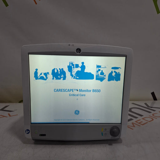 GE Healthcare GE Healthcare Carescape B650 Critical Care Patient Monitor Patient Monitors reLink Medical