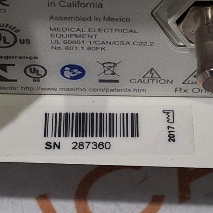 Masimo Masimo Radical 7 Pulse Oximeter w/ Base Patient Monitors reLink Medical