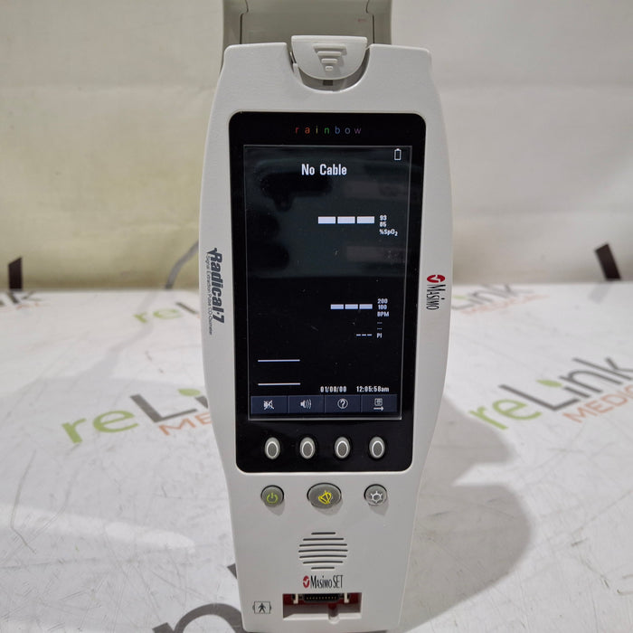 Masimo Masimo Radical 7 Pulse Oximeter w/ Base Patient Monitors reLink Medical