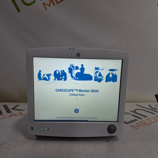 GE Healthcare GE Healthcare Carescape B650 Critical Care Patient Monitor Patient Monitors reLink Medical