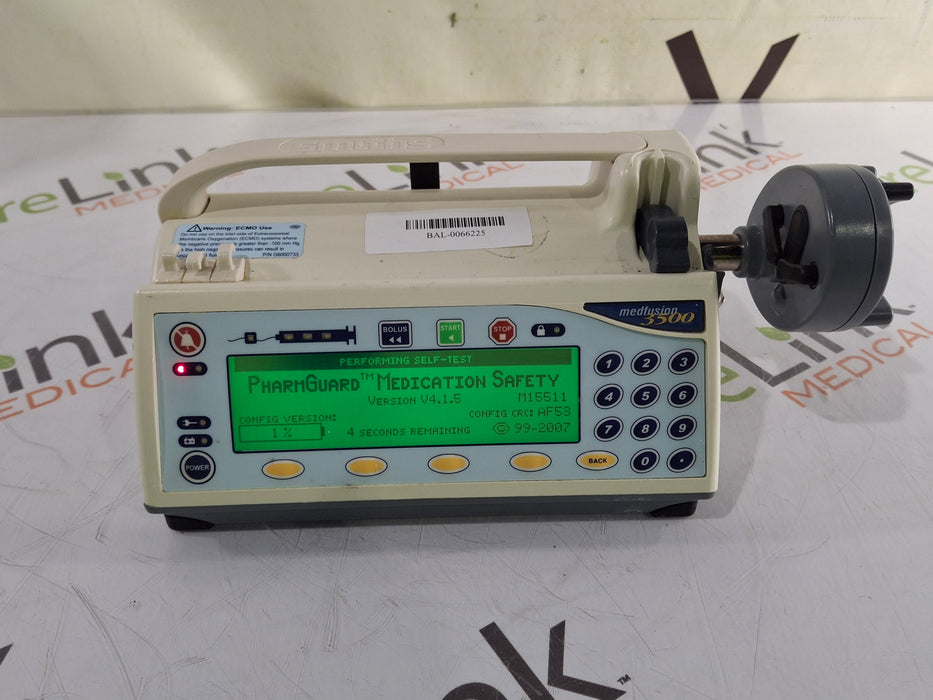 Smiths Medical Smiths Medical Medfusion 3500 Version 4 Syringe Infusion Pump Infusion Pump reLink Medical
