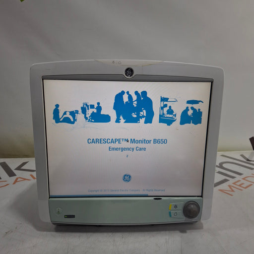 GE Healthcare GE Healthcare Carescape B650 Emergency Care Patient Monitor Patient Monitors reLink Medical